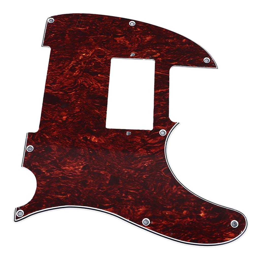Red Tortoise Shell Guitar Pickguard PVC Material Noise Reduction Pickguard For Guitar