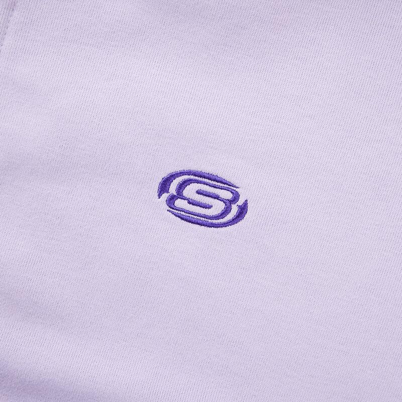Skechers Однотонная короткая спортивная куртка с капюшоном на молнии Женские куртки Орхидейно-фиолетовый L124W034-01X5