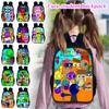 Cartoon Backpack Casual Daypack Double Straps Large Capacity Lightweight Personalized Backpack