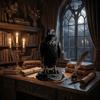 Креативные статуэтки ворона в готическом стиле, поделки, 3D-печать, украшение для дома, модель ворона, реквизит для ворона, птичьи украшения, поделки, дом