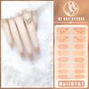 ZSM 3D Gel Nail Wraps, New Viral Elegant Style Waterproof Long Lasting Nail Stickers, No Top Coat Required