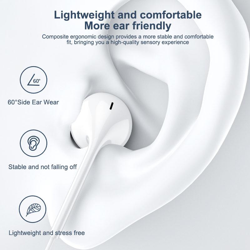 Hi-Fi Type-C с ЦАП Микрофон Наушники для iPhone 15 16 pro max Samsung Galaxy S24 Проводные наушники