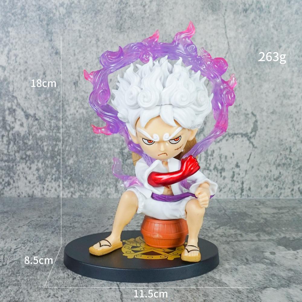 Новый набор фигурок One Piece Луффи Эйс Зоро Санджи Ямато Q Version Аниме Периферия Коллекционная модель Настольное украшение