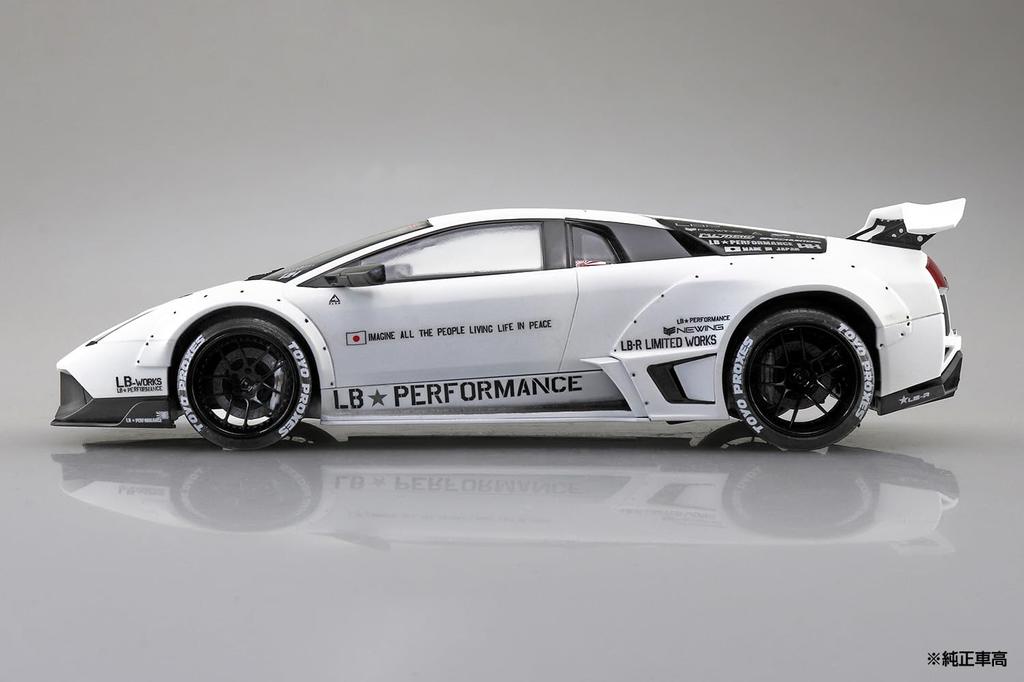Пластиковая модель Aoshima Bunka Kyozaisha Liberty Walk Series LB Works Lamborghini Murcielago 1/24 No.20 Ver.1