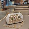 Сумка для ужина Charm Socialite Diamond Studded 2025 New Sweet Handheld Chain Shoulder Bag