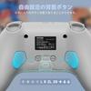 Wireless Switch Controller with Hall Effect RGB Back Turbo 4 Levels of Vibration Gyro 800mAh Compatible with Pro Controller Sticks, Lighting, Buttons,