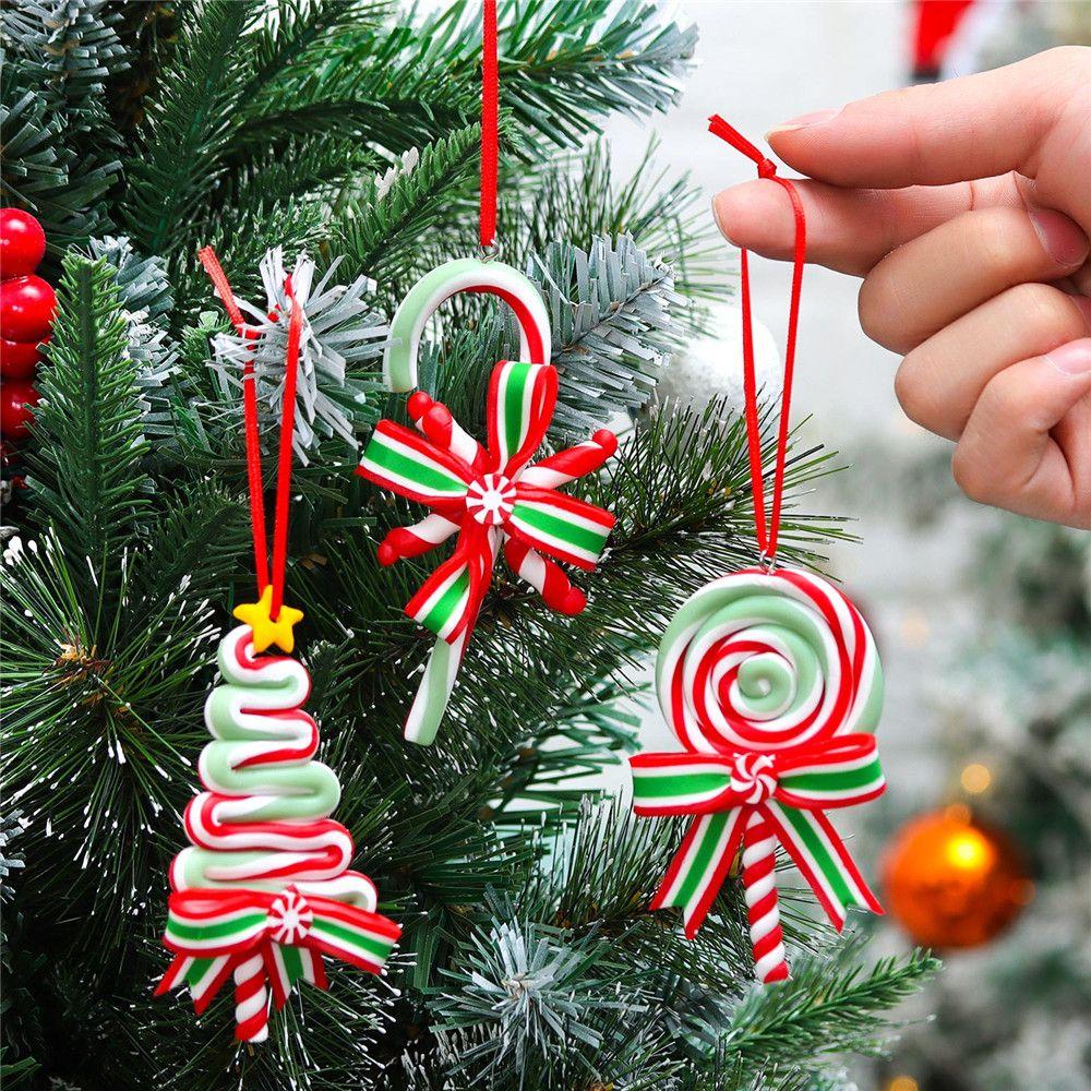 Decor Fake Candy Canes Candy Cane Hanging Decorations Lollipop Ornament Christmas Candy Ornaments