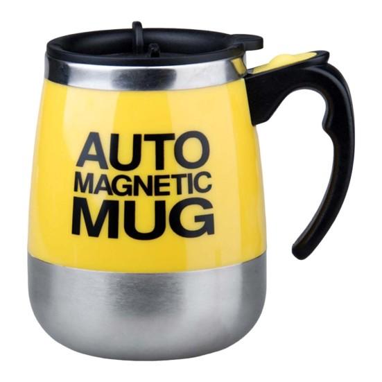 Магнитная кофейная кружка на 400 мл с автоматическим перемешиванием из АБС-пластика без BPA