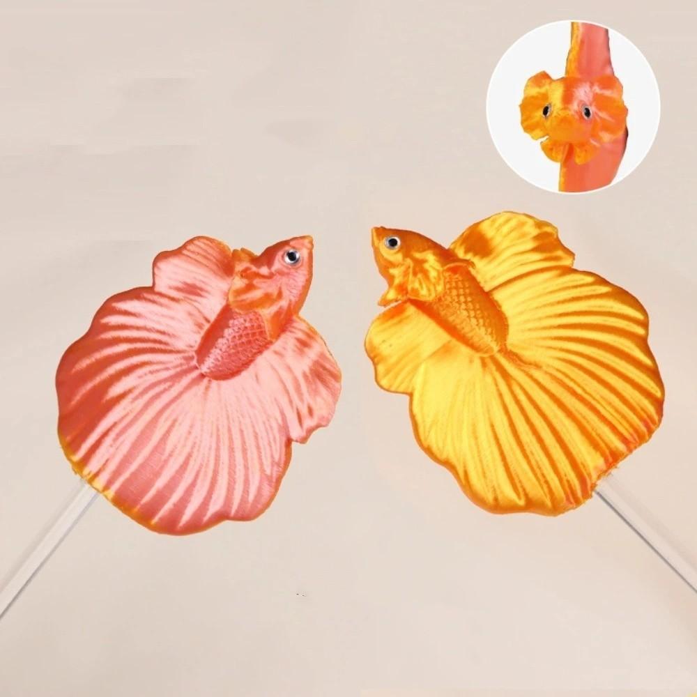 Colorful Betta Training Wand Fish Shaped Fish Training Stick Fish Tanks Accessories