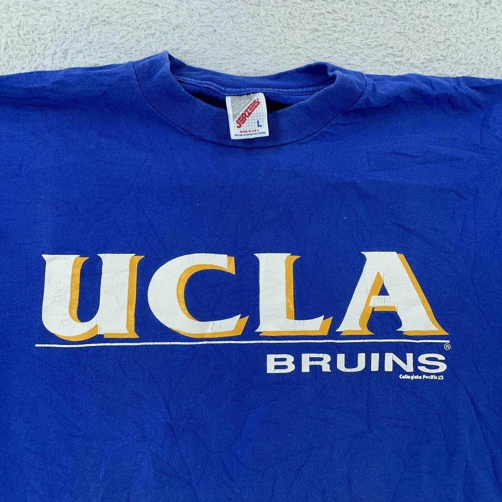 Винтажная футболка UCLA Bruins M/L Синяя NCAA Колледж Калифорния Сделано в США 90-е