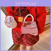 Red Pearl Adorable Handheld Princess Purse For Little Girls With Charming Cartoon Design