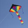 105cm Kids Large Rainbow  Kite Outdoor Toys Beach Fun Durable Rainbow Kite 