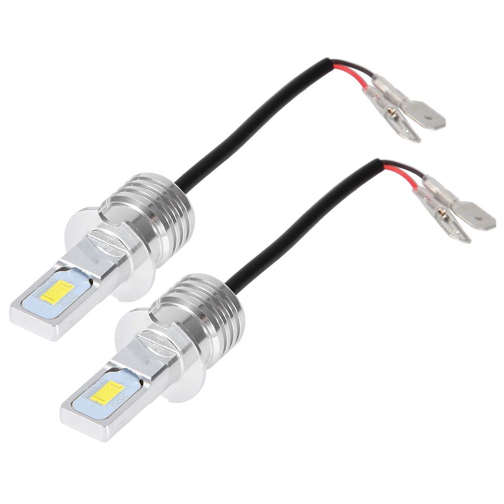 2шт H3 80W 8000K 12-24V аксессуары белые светодиодные противотуманные фары с декодированием