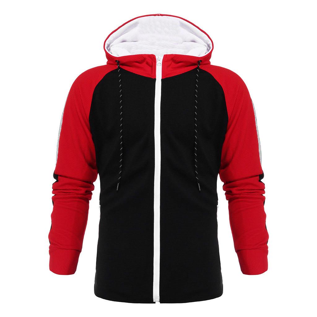 Мужской градиентный свитшот с принтом на молнии, комплекты топа и брюк, спортивный костюм, тренировочный костюм