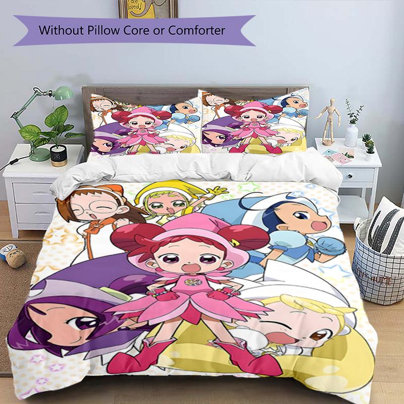3pcs DoReMi1 Design Cover Set - HD Printed Bedding with 1 Cover and 2 Pillowcases - Perfect for Home and Dorm Decor
