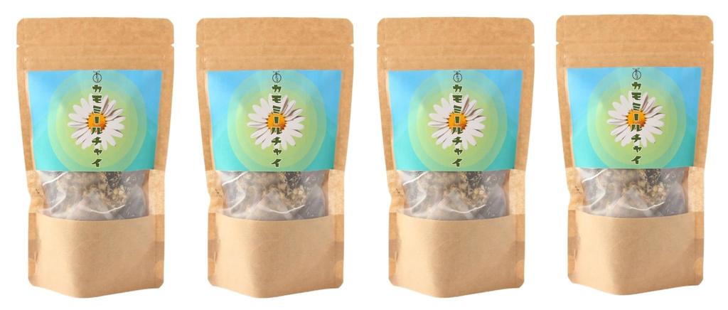 Spice Cafe Hitotsubu Chamomile Chai Tea 40g x 5g x 4 Tea Morning Color Black Tea Bags, (8 packets) Bags,