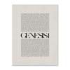Genesis 1 Bible Verse Prints Wall Art Bible Scripture Canvas Painting Christian Faith Wall Decor Jesus Beliefs Poster Picture