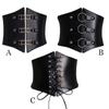Supplies Corset PU Leather Women Accessories Elastic Buckle Girdle Waistband Wide Waist Belt