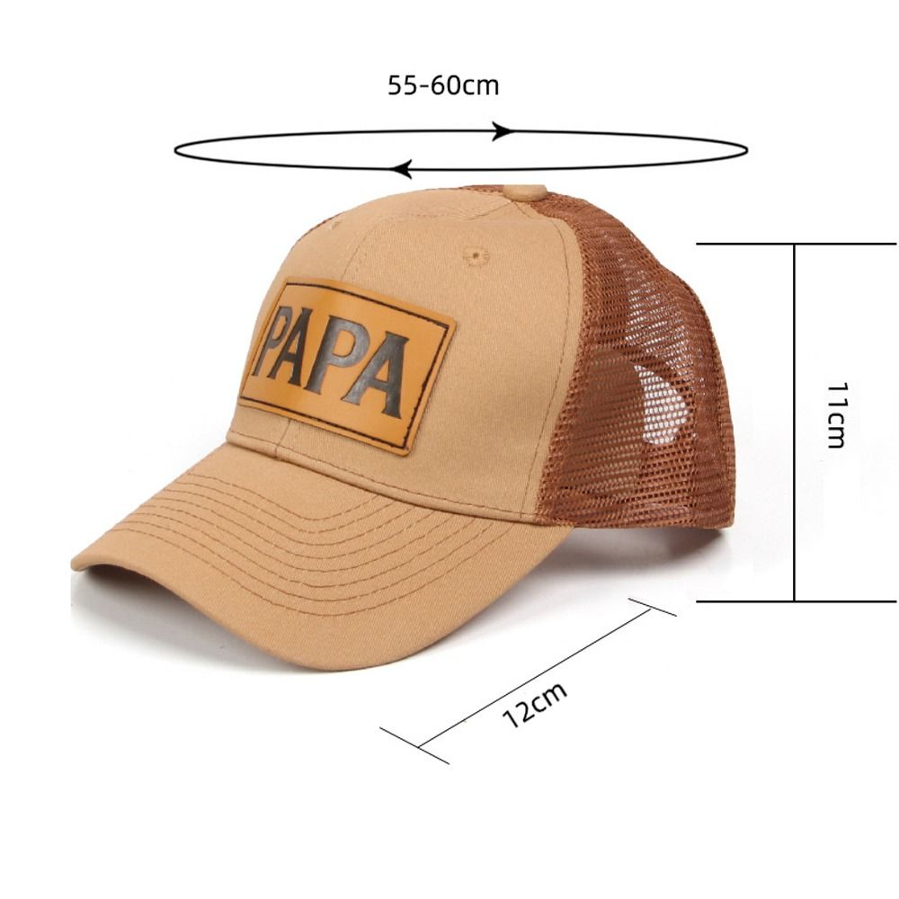 Two Tone Snapback Baseball Cap Curved Brim Casual Dad Hat Retro Mesh Trucker Hat For Men