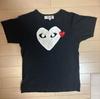 PLAY COMME DES GARCONS HEART T-SHIRT, SIZE SMALL GOOD Unisex T-Shirt
