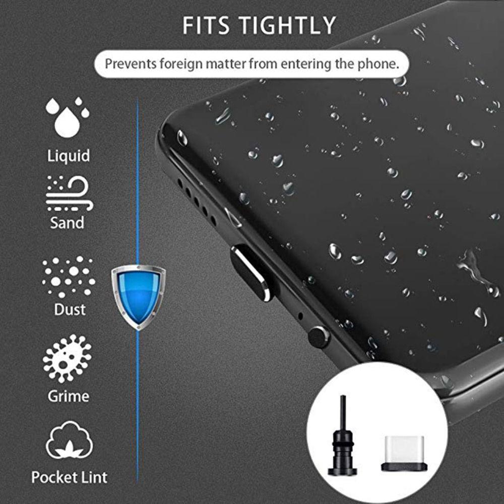 Jack Cover Dustproof Phone Accessories Type C Plug Type-C Anti Dust Plug Protector Cap Dust Plug