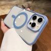 Модный чехол для телефона для iPhone 17 16 15 14 13 12 11 Pro Max Plus 17 Air для Magsafe Прозрачная акриловая магнитная крышка