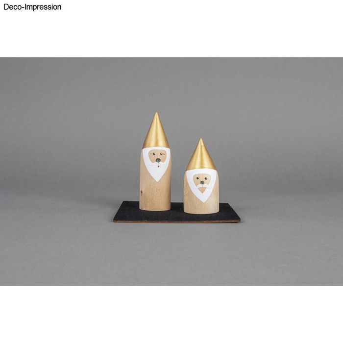 Forme en bois Cône pointu, nature, 97x44mm, 1 pce.