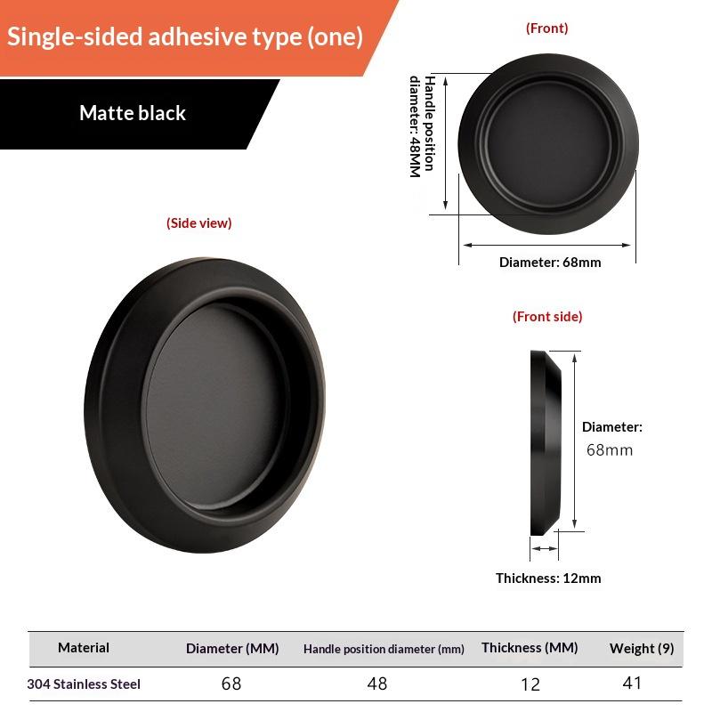 Многофункциональная невидимая дверная ручка из нержавеющей стали, скрытые раздвижные ручки для шкафа, встроенные мебельные ручки, для стеклянных дверей