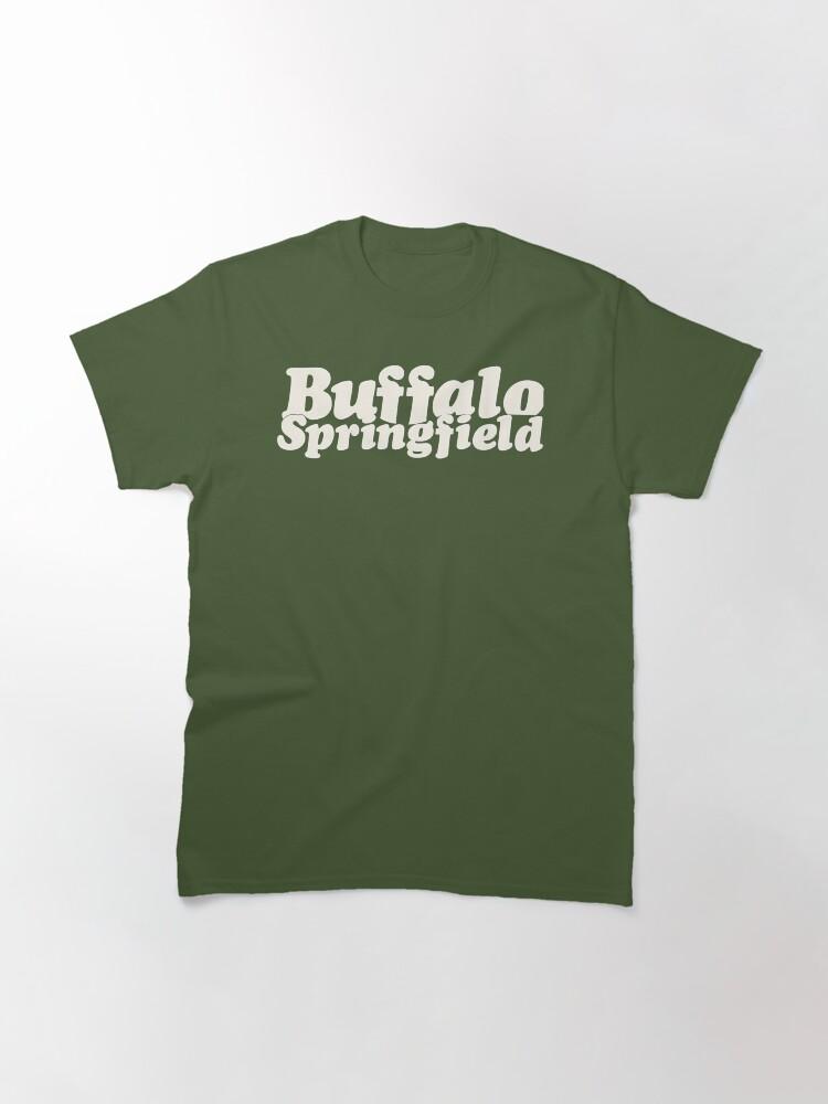 Buffalo springfield Bold Cream Typography Folk Rock Band Classic T-Shirt