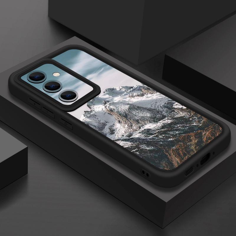 Чехол с узором "Горный пейзаж" для Samsung Galaxy A57 A37 A17 A56 A16 A36 A55 A15 A14 A26 A54 A35 Мягкий ТПУ Силиконовый Чехол для Телефона