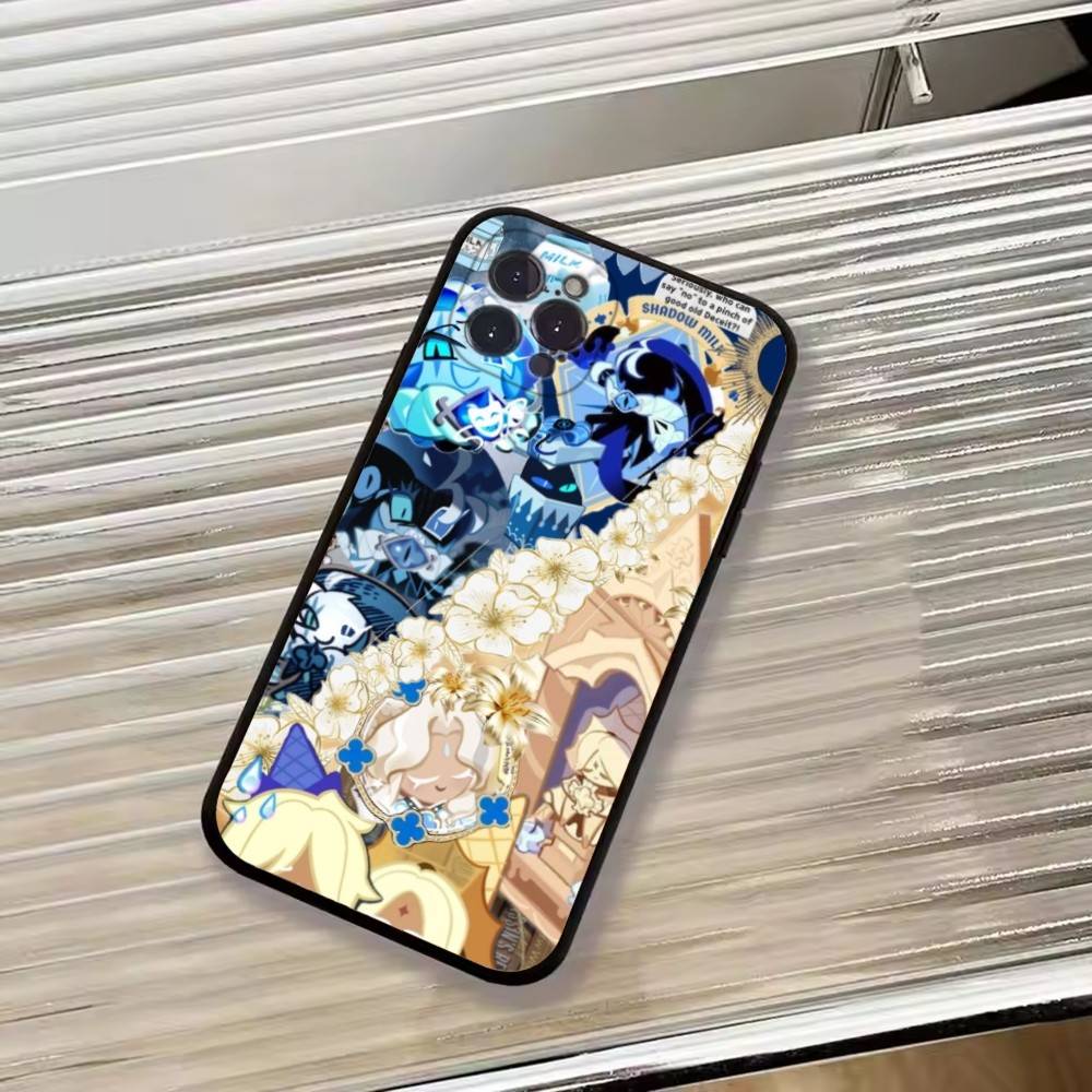 Чехол для телефона Game C-Cookie R-Run Kingdom для iPhone 17,16,15,14,13,12,11 Plus,Pro Max,XS,Мягкий черный чехол