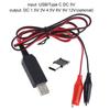 Кабель питания Type C USB 2 в 1 для eliminator батарей размера AA AAA C D, 1,5 В 3 В 4,5 В 6 В, для светодиодной подсветки, игрушек, рации