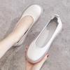 Hong Kong Genuine Leather Flat Summer Shoes for Women - 2025 New Mori Girl Style with Cowhide Sole
