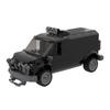 Строительные блоки MOC из мелких деталей, 206 деталей, модель фургона со съемной крышей, развивающая игрушка и подарок для мальчиков.