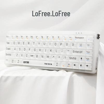 Механическая клавиатура Lofree 1% Mist с двумя режимами подключения и возможностью горячей замены