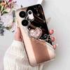 Новый чехол для Vivo S30 5G 2025 Модный Цветок Любви Мягкий Силиконовый TPU Чехол Vivo s30 S30 5G V2464A 6.67" Ударопрочные Чехлы для Телефона