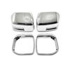 Для GMW Haval H3 2024 2025 ABS Хром черный Наружная крышка зеркала заднего вида Боковое зеркало Козырек от дождя Декоративные автомобильные аксессуары