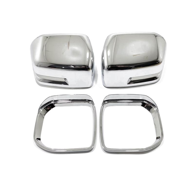 Для GMW Haval H3 2024 2025 ABS Хром черный Наружная крышка зеркала заднего вида Боковое зеркало Козырек от дождя Декоративные автомобильные аксессуары