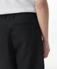 MUSINSA STANDARD Cool Touch Hidden Banding Half Slacks [Black]