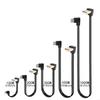 USB 2.0 Male to USB C Data Cord Wire Straight Head/90 Degree Bend Flat Cable for Tablet Phones 480Mbps Data Transfer
