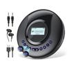 Arafuna (REC) Portable CD Player with Bluetooth 5.2, 2000mAh Rechargeable, Recording Function, FM Tuner, FM Radio, A-B Repeat and Program Playback, 7