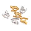 DOOYIO 3pcs/Lot Cute Baby Theme Charm Stainless Steel Rocking Horse Baby Toy Baby Pendants For DIY Jewelry Making Accessories