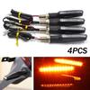 4PCS Motorcycle 12 LED Turn Signal Indicator Blinkers Light Amber