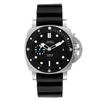 Мужские автоматические механические часы черные резиновые керамические