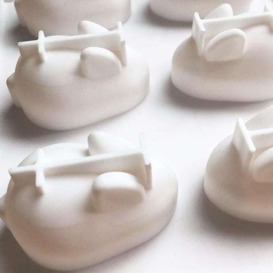 Форма для мастики Многоразовая Пищевая Термостойкая DIY 45694 Ячейки Кролик Десерт Свеча Ароматерапия
