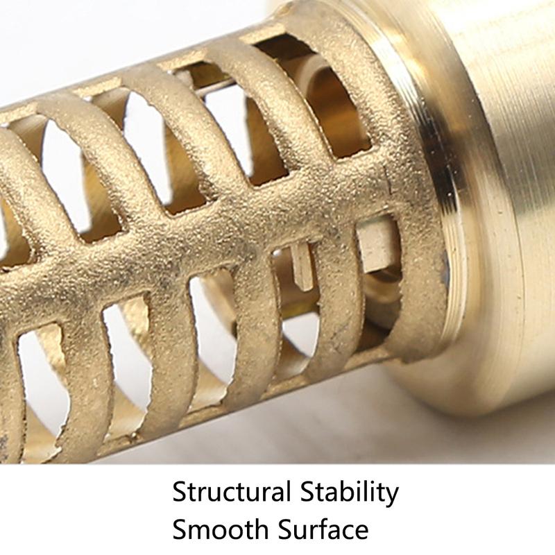 1pcs Brass Vertical Check Valve NPT 1" Female Connector Vertical Check Valve with Filter Water Pump Backflow Prevention Valve