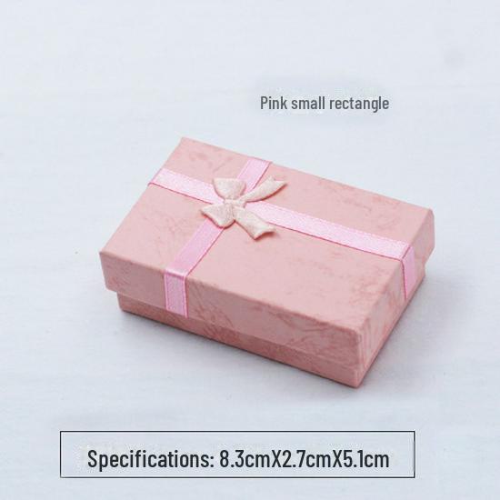 Подарочная коробка для корейских ювелирных изделий высшего качества: Упаковка для кольца, кулона, ожерелья, серег, браслета