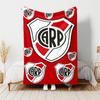1pc Blanket - Club Atlético River Plate Print Design, Lightweight Blanket for Sofa, Bed- Soft &Warm, Gift for All Seasons