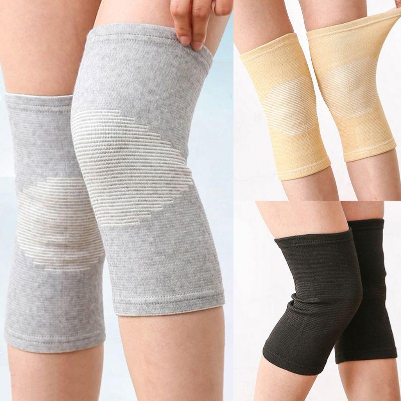 Unisex Knee Brace Bamboo Charcoal Fabric Athletic Compression Warm Brace Anti-slip Wrap Pad
