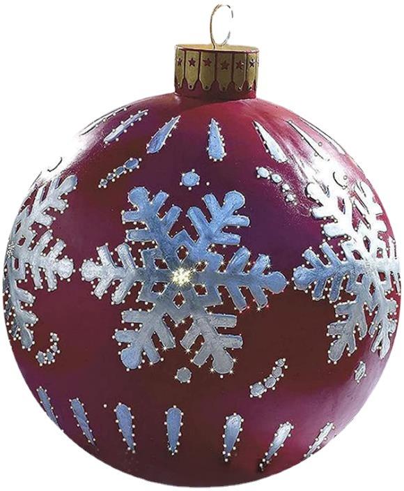 Christmas inflatableball hot-selling foreign trade Christmas ornament ball outdoor inflatable toy cross-border Golden snowflake